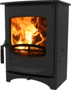 C four black wood burning stove
