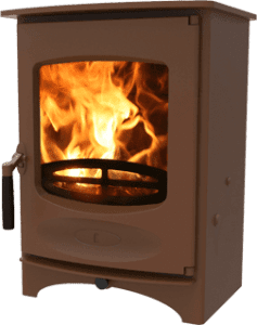 Charnwood C-Four woodburner in bronze