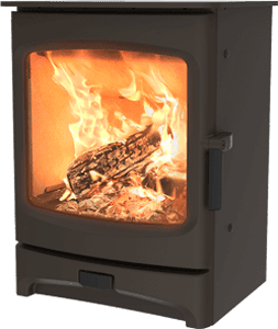 Aire brown wood-burning stove