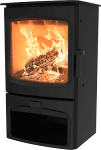 aire store wood burning stove stand