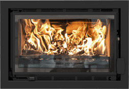 Bay wood-burning stove