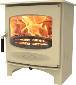 C five wood-burning stoves