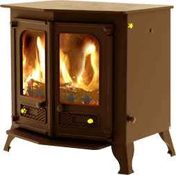 Country 12 stove in bronze