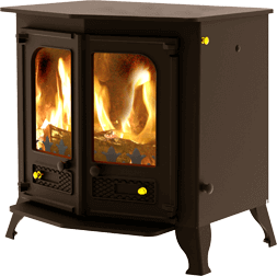 Country 12 stove in brown