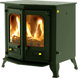 Country 12 stove in green