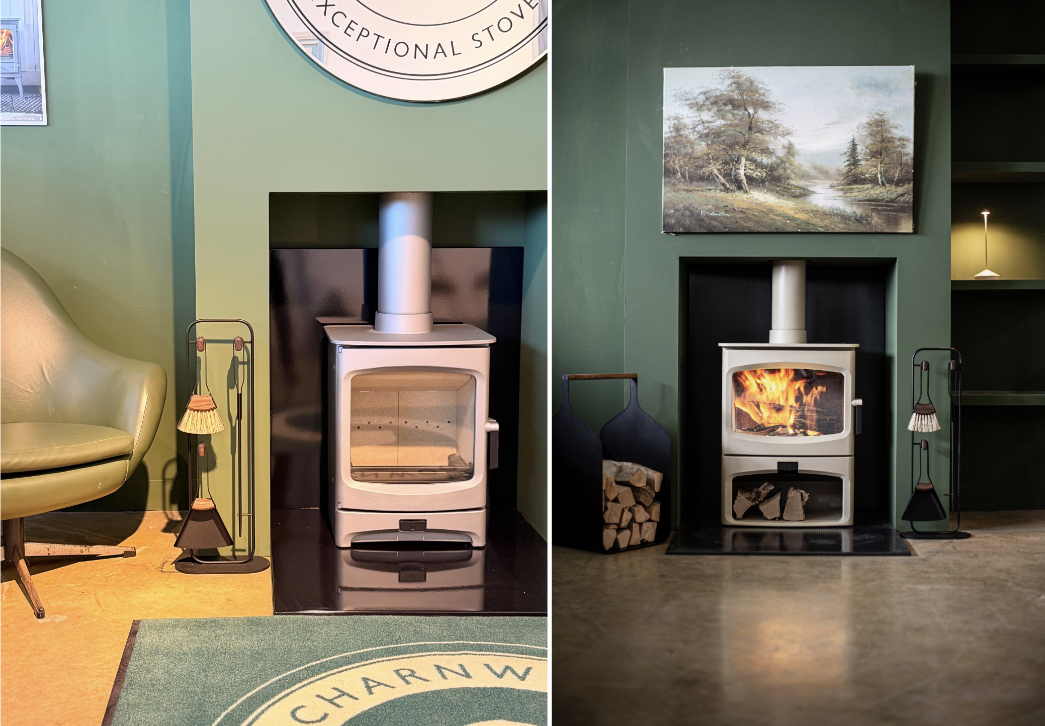 Charnwood Aire 4 wood burning stove, 4.9kW manual combustion